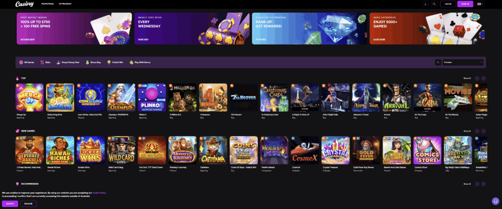 Experience the Thrill of Casiny Online Casino